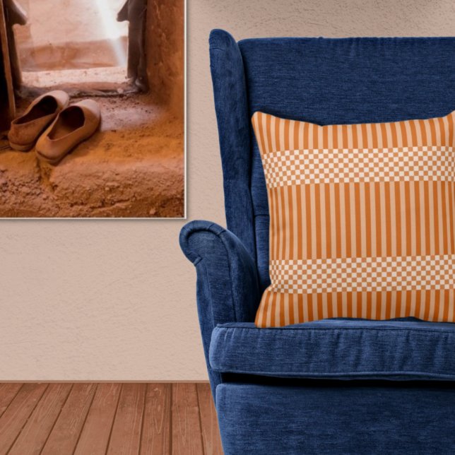 Coussin Tracé&Tissu De Contrôle Des Tons D'Oreiller Orange (Créateur téléchargé)