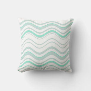 Coussin Traces de ligne Wavey Abstrait 5