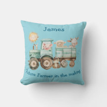 tracteur adorable avec animal de ferme
