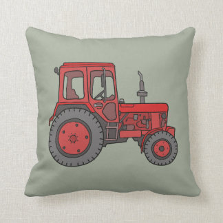 Coussin Tracteur rouge