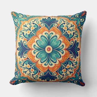 Coussin Tradition vivante : Les carreaux portugais réinven