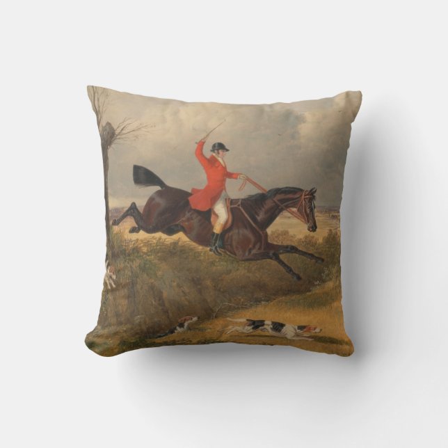 coussin traditionnel de chasse de renard (Recto)
