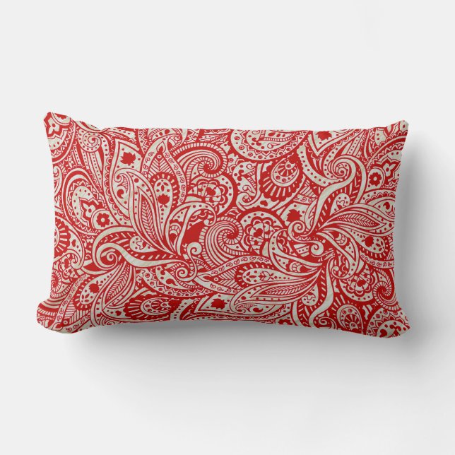 Coussin traditionnel de Paisly d'impression de (Recto)