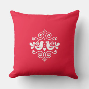 Coussin traditionnel d'ornement folklorique