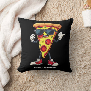 Coussin Tranche de Pizza Danseuse Un Design Délicieux et L