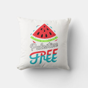 Coussin Tranches paisibles Watermelon Free Palestine - Sou