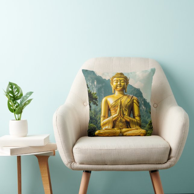 Coussin Tranquillité dorée (Chaise)
