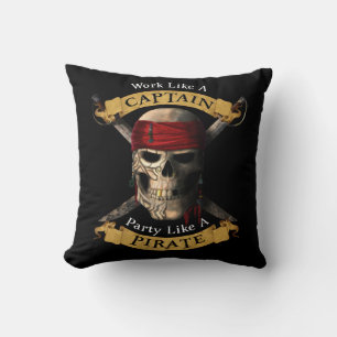 Coussin Travailler Comme Une Partie De Capitaine Comme Un 