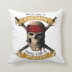 Coussin Travailler Comme Une Partie De Capitaine Comme Un 