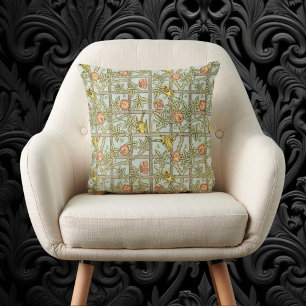 Coussin Trellis par William Morris, Vintage Garden Textile