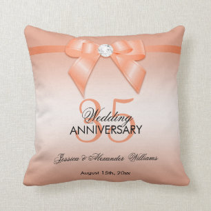 Coussin Trente-cinquième anniversaire de mariage de corai