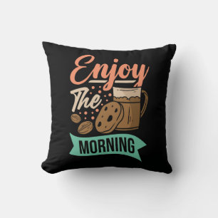 Coussin Très Cool et Mignon Café ou Java