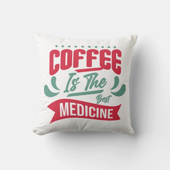 Coussin Très Cool et Mignon Café ou Java (Recto)