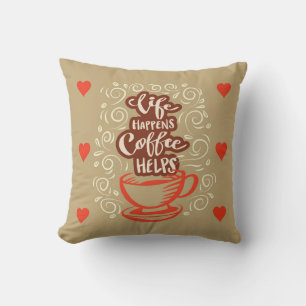 Coussin Très cool et mignon café ou java