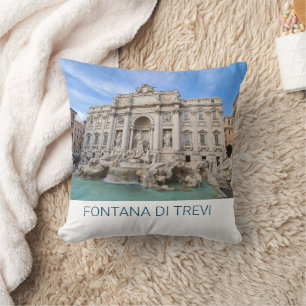 Coussin Trevi Fontaine Rome Italie Vacances Panorama