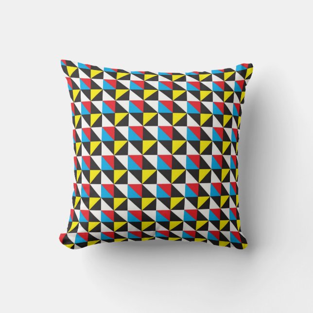 Coussin triangle jeu transparent (Recto)