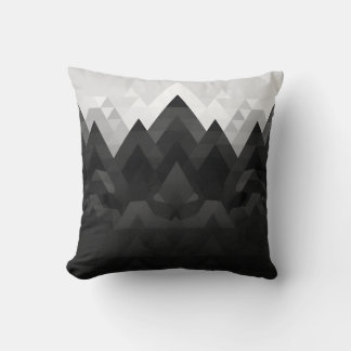 Coussin Triangles de dégradé Abstrait