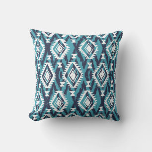 Coussin Tribal géométrique Aztec Navajo Imprimer
