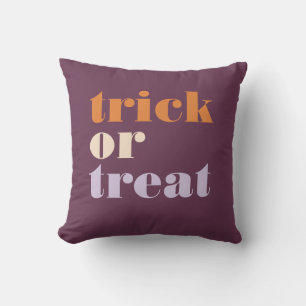 Coussin Trick moderne ou Treat Thlow Pillow