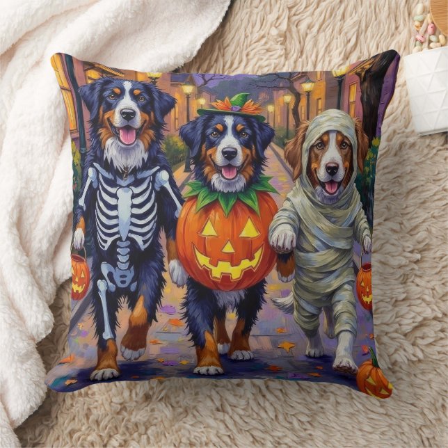 Coussin Trick-or-Treat de la montagne bernoise à Halloween (Couverture)
