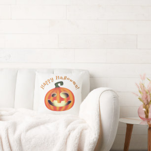Coussin Trick or Treat Halloween Citrouille
