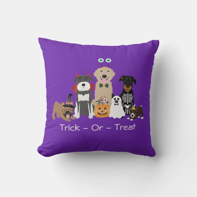 Coussin Tricoter Ou Traiter Les Animaux Porte - clé Costum (Recto)