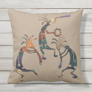 Coussin Trio musicien KOKOPELLI + vos idées