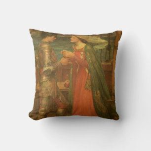 Coussin Tristan et Iseult par John William Waterhouse
