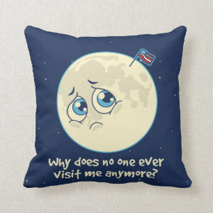 Coussin Triste lune