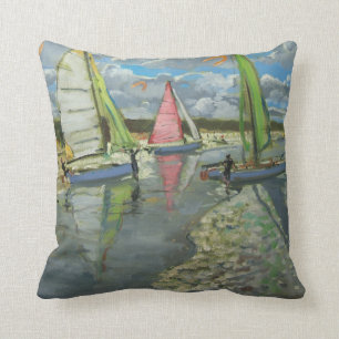Coussin Trois dunes France de braillement de voiliers
