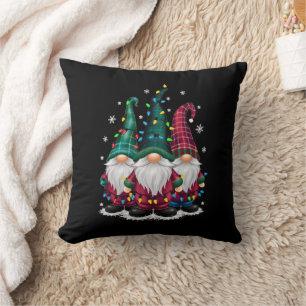 Coussin Trois grands feux de Noël Noël Noël Noël Noël