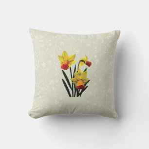 Coussin Trois jonquilles