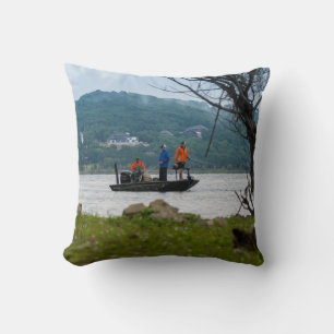 Coussin Trois pêcheurs sur Table Rock