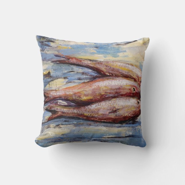 Coussin Trois poissons (Recto)