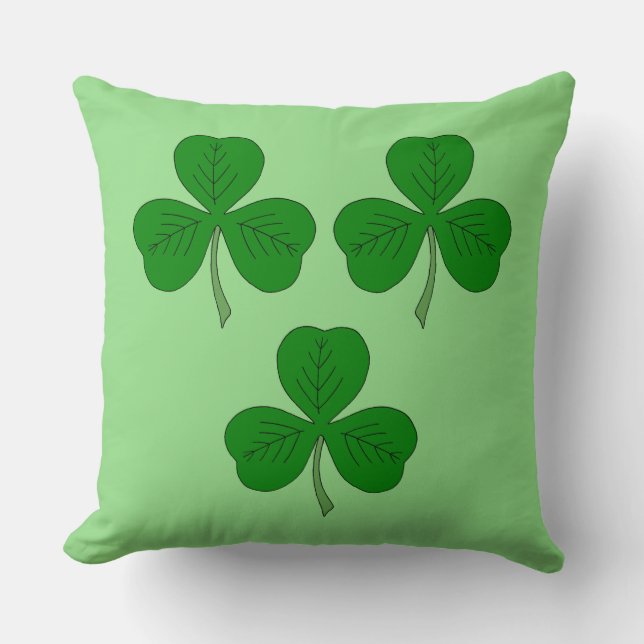 Coussin Trois Shamrocks (Recto)