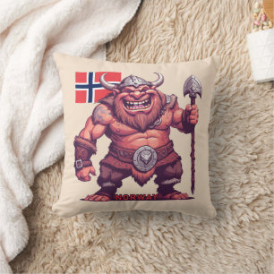 Coussin Troll norvégien