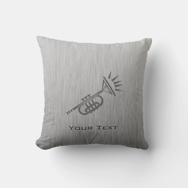 Coussin Trompette balayée de métal-regard (Recto)