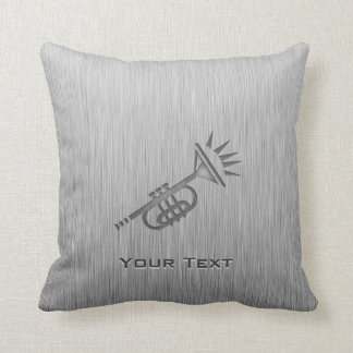 Coussin Trompette balayée de métal-regard