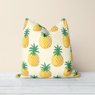 Coussin Tropic Gold Teintes Jaunes Ananas