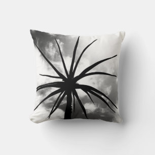 Coussin Tropical Succulent Palm Plante Silhouette Cushion