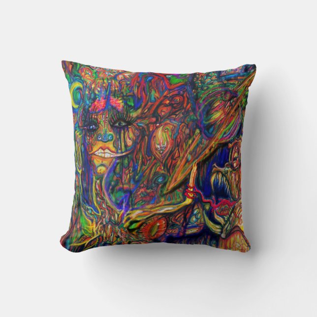 Coussin Trouille psychédélique (Recto)