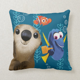 Coussin Trouver Dory Nemo, Dory et Otter