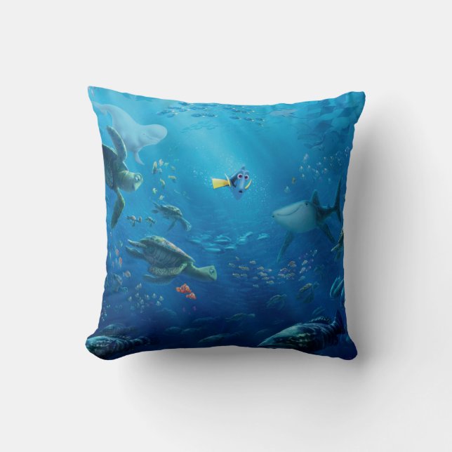 Coussin Trouver Dory| Poster Art (Recto)