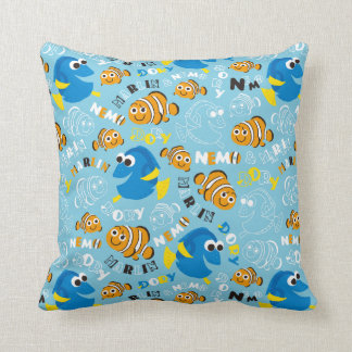 Coussin Trouver Nemo| Motif Dory et Nemo