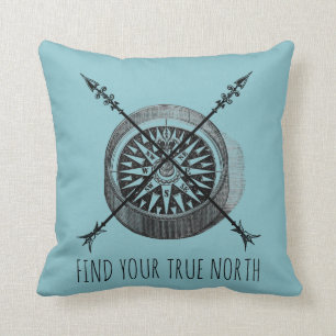 Coussin Trouvez votre véritable Compteur Nord