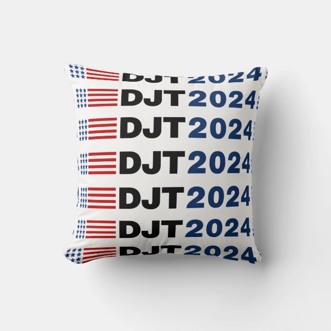 Coussin Trump 2024 DJT (Recto)