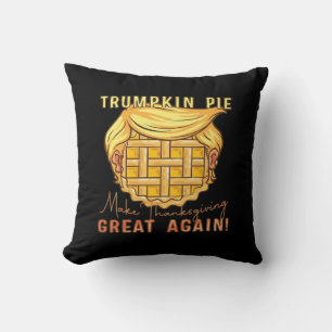 Coussin Trumpkin Pie Rendre Thanksgiving Grand À Nouveau! 