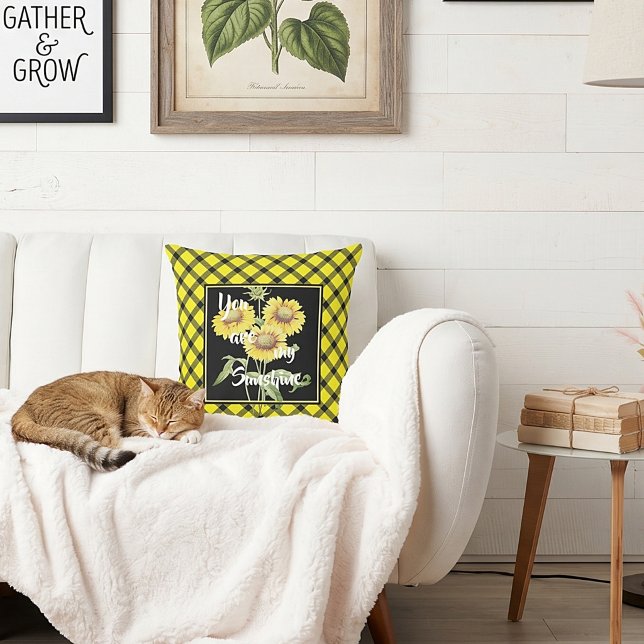 Coussin Tu es mon soleil (Créateur téléchargé)
