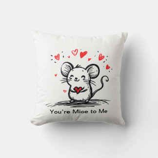 Coussin Tu es souris à mes yeux