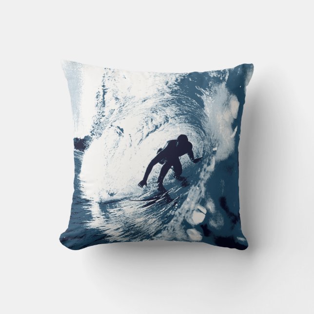 Coussin Tube de Trybe d'embarquement, graphique hawaïen de (Recto)